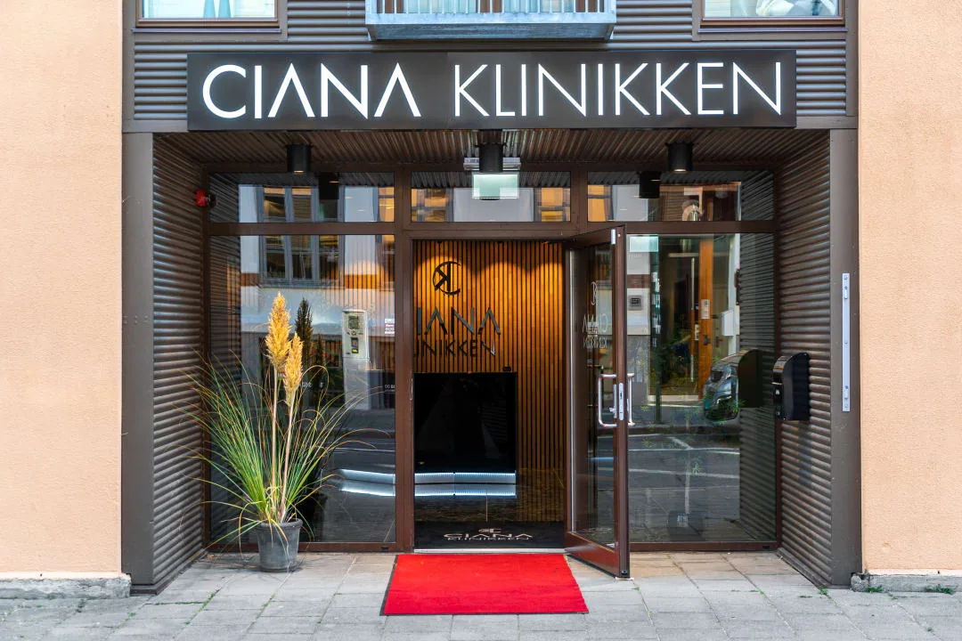 Ciana Klinikkens inngang i Brattørgata 10, Trondheim