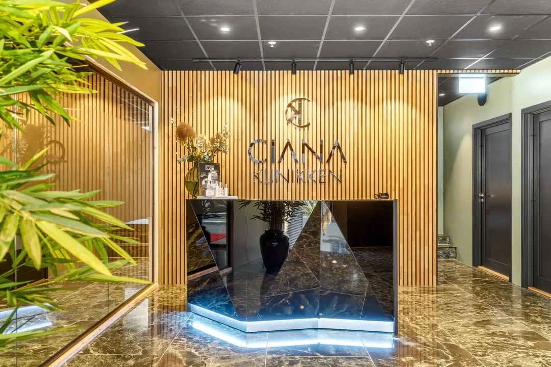 Resepsjonen hos Ciana Klinikken